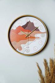 Wallity Reloj de pared decorativo Multicolor
